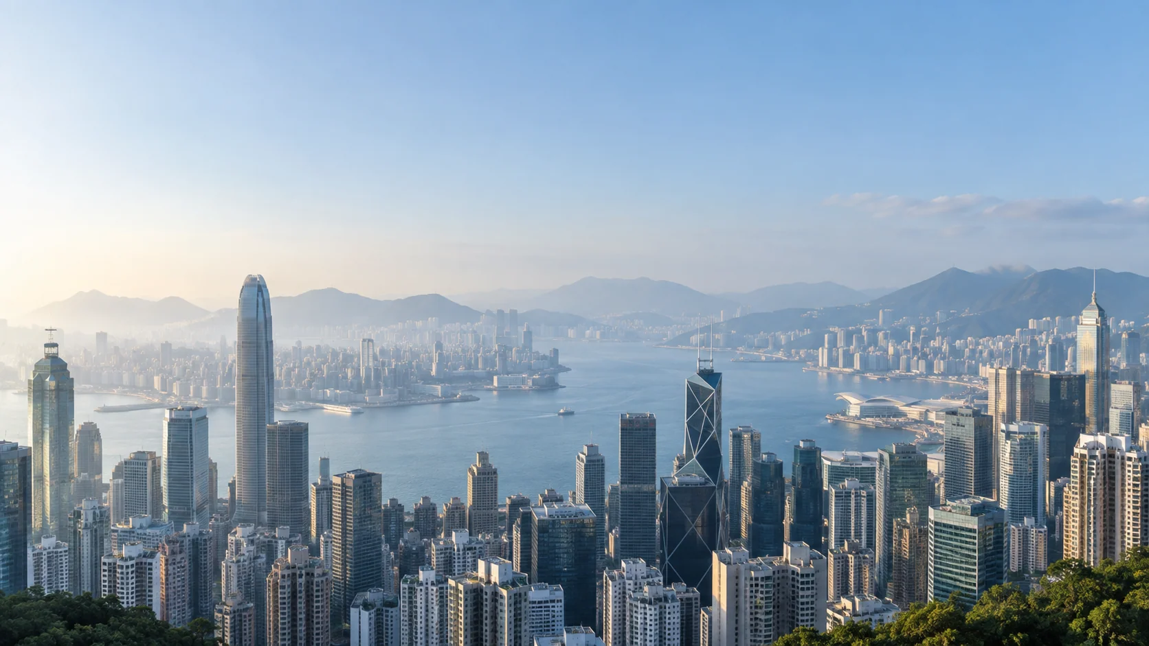An editorial harbour city view